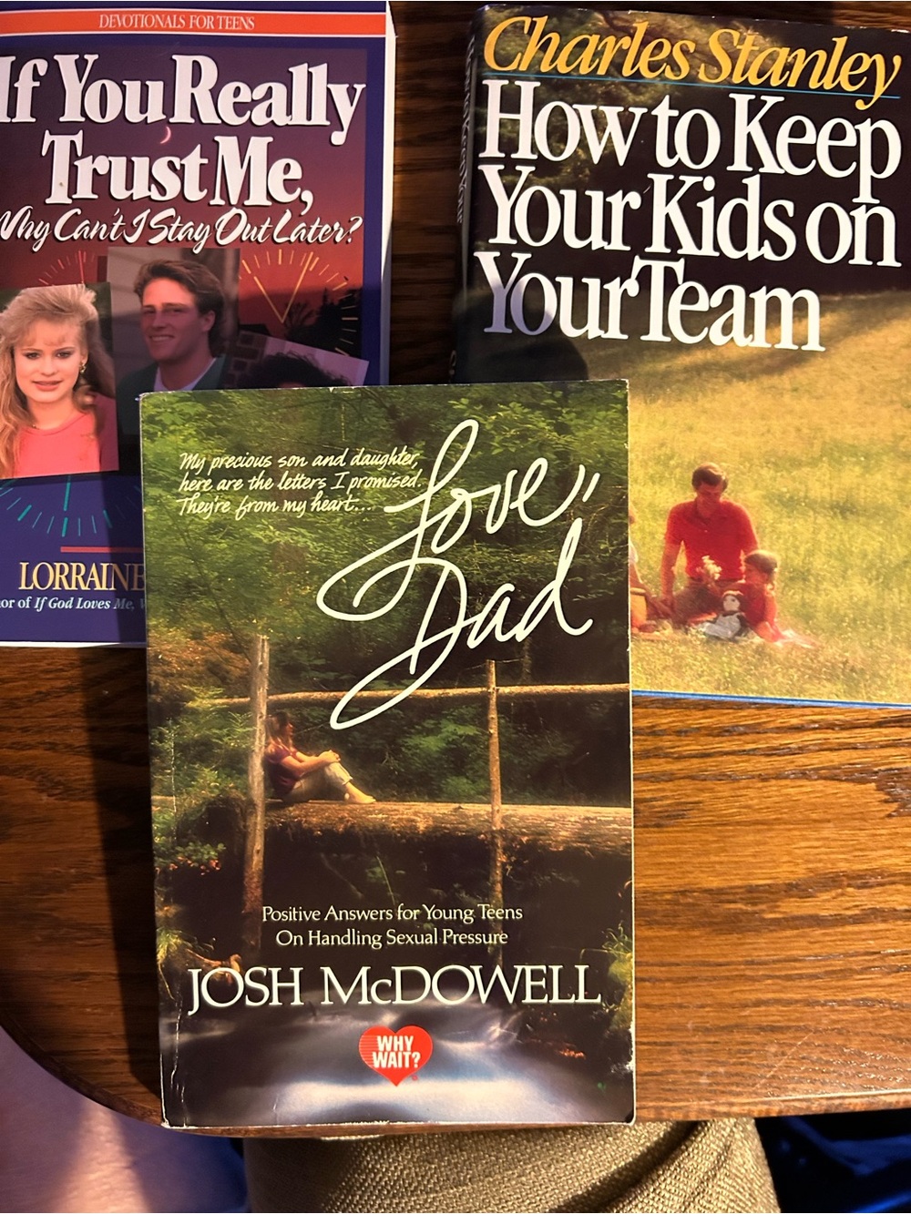 3 Parenting Guide Books, for preteen to teens to young adults. 2 paper, 1 hardbk